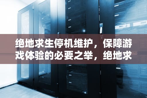 绝地求生停机维护，保障游戏体验的必要之举，绝地求生停机维护公告