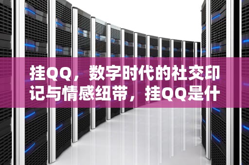 挂QQ，数字时代的社交印记与情感纽带，挂QQ是什么意思
