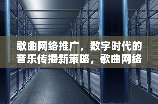 歌曲网络推广，数字时代的音乐传播新策略，歌曲网络推广怎么做