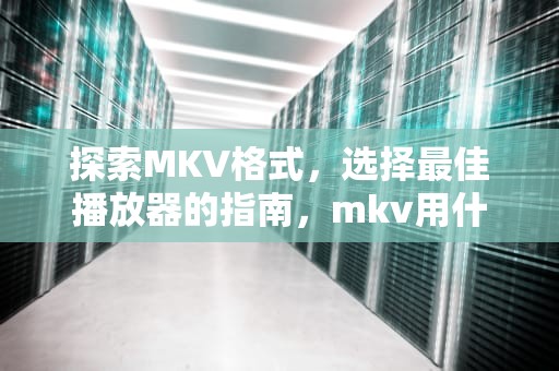 探索MKV格式，选择最佳播放器的指南，mkv用什么播放器播放
