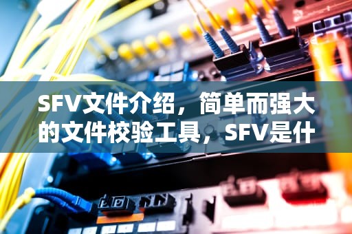 SFV文件介绍，简单而强大的文件校验工具，SFV是什么文件