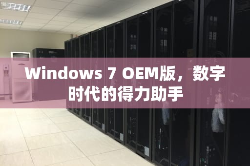 Windows 7 OEM版，数字时代的得力助手