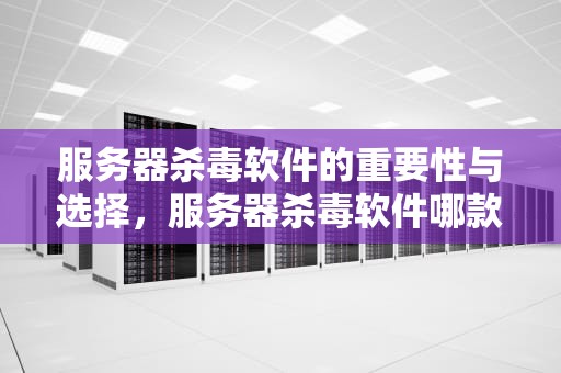 服务器杀毒软件的重要性与选择，服务器杀毒软件哪款好一点