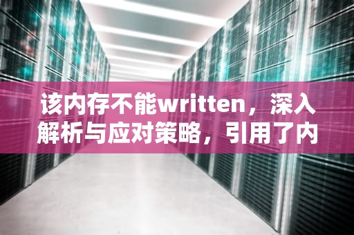 该内存不能written，深入解析与应对策略，引用了内存,该内存不能为written