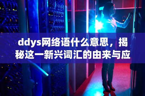 ddys网络语什么意思，揭秘这一新兴词汇的由来与应用，ddys网络语什么意思f