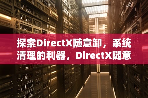 探索DirectX随意卸，系统清理的利器，DirectX随意卸 破解版