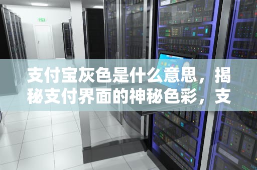 支付宝灰色是什么意思，揭秘支付界面的神秘色彩，支付宝灰色是什么意思怎么能恢复