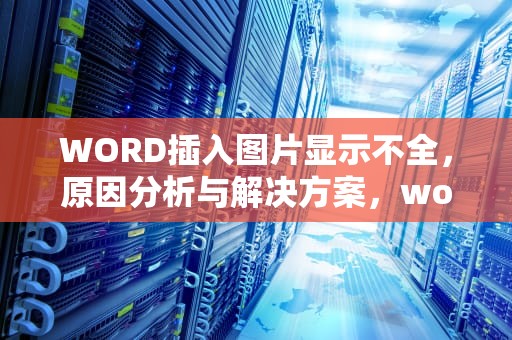 WORD插入图片显示不全，原因分析与解决方案，word图片只显示一小条