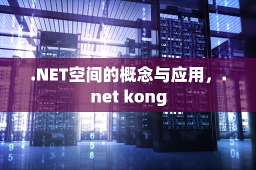 .NET空间的概念与应用，.net kong