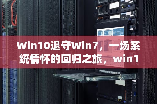 Win10退守Win7，一场系统情怀的回归之旅，win10退回win7系统