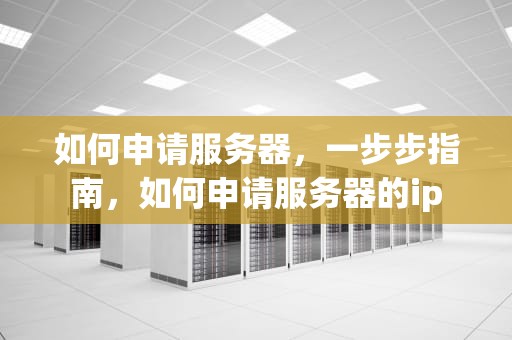 如何申请服务器，一步步指南，如何申请服务器的ip