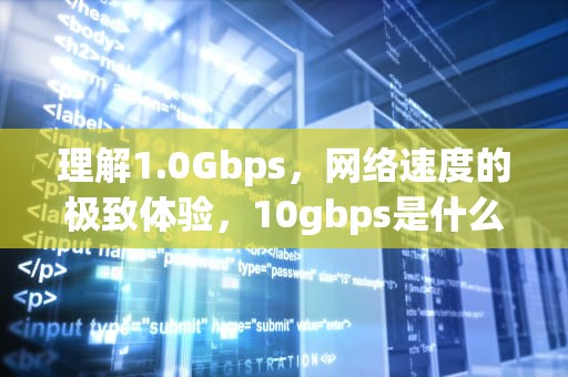 理解1.0Gbps，网络速度的极致体验，10gbps是什么意思