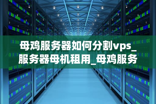 母鸡服务器如何分割vps_服务器母机租用_母鸡服务器如何分割VPS