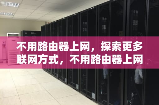 不用路由器上网，探索更多联网方式，不用路由器上网的叫什么设备