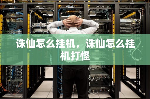 诛仙怎么挂机，诛仙怎么挂机打怪