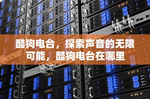 酷狗电台，探索声音的无限可能，酷狗电台在哪里