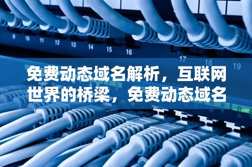 免费动态域名解析，互联网世界的桥梁，免费动态域名解析哪个好