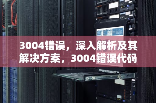 3004错误，深入解析及其解决方案，3004错误代码