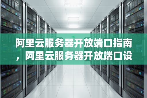 阿里云服务器开放端口指南，阿里云服务器开放端口设置(超详细)
