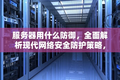 服务器用什么防御，全面解析现代网络安全防护策略，服务器用什么防御软件
