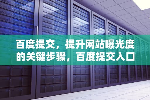 百度提交，提升网站曝光度的关键步骤，百度提交入口网站