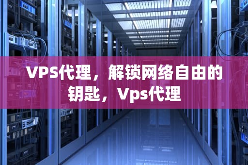 VPS代理，解锁网络自由的钥匙，Vps代理