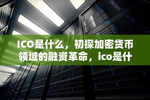ICO是什么，初探加密货币领域的融资革命，ico是什么意思啊