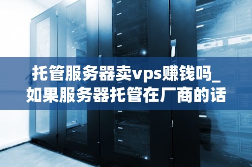 托管服务器卖vps赚钱吗_如果服务器托管在厂商的话,优点缺点分别是什么?_托管服务器卖VPS赚钱吗？