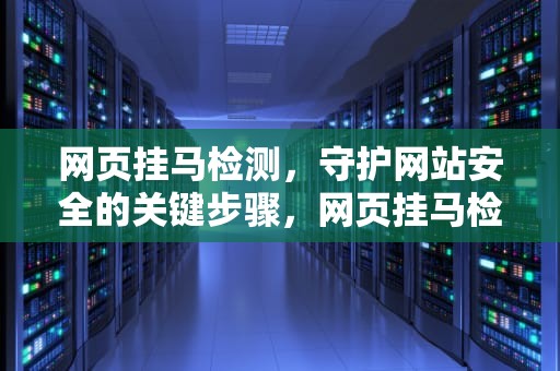 网页挂马检测，守护网站安全的关键步骤，网页挂马检测服务