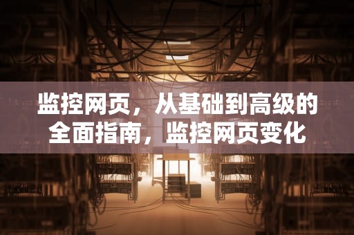 监控网页，从基础到高级的全面指南，监控网页变化
