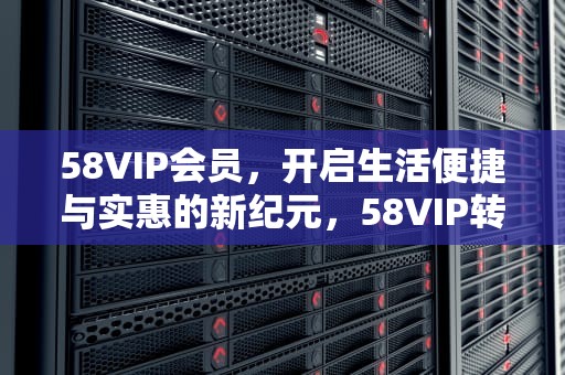 58VIP会员，开启生活便捷与实惠的新纪元，58VIP转铺服务怎么样