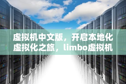 虚拟机中文版，开启本地化虚拟化之旅，limbo虚拟机中文版