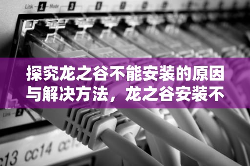 探究龙之谷不能安装的原因与解决方法，龙之谷安装不了