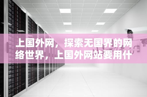 上国外网，探索无国界的网络世界，上国外网站要用什么梯子