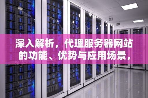 深入解析，代理服务器网站的功能、优势与应用场景，代理服务器网站推荐