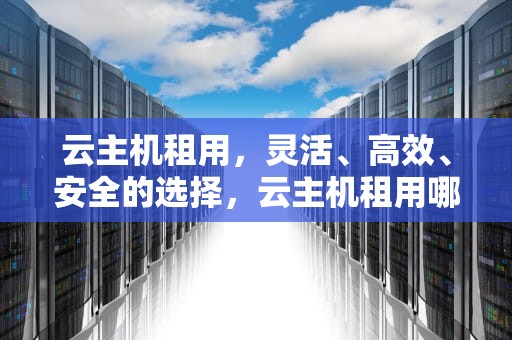 云主机租用，灵活、高效、安全的选择，云主机租用哪家好
