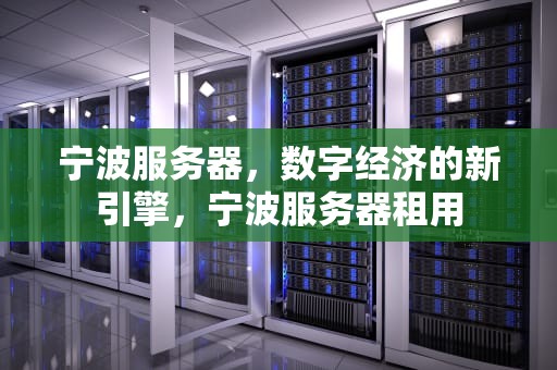 宁波服务器，数字经济的新引擎，宁波服务器租用