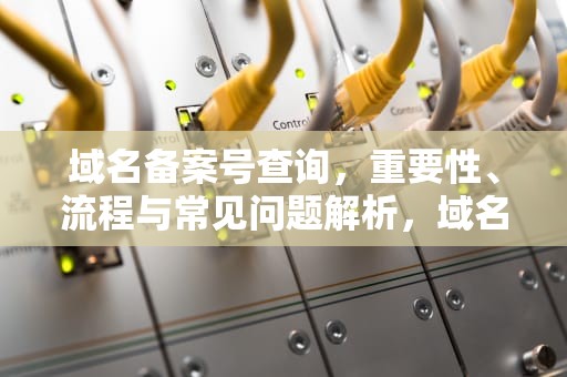 域名备案号查询，重要性、流程与常见问题解析，域名备案号查询平台官网