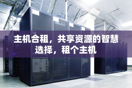 主机合租，共享资源的智慧选择，租个主机