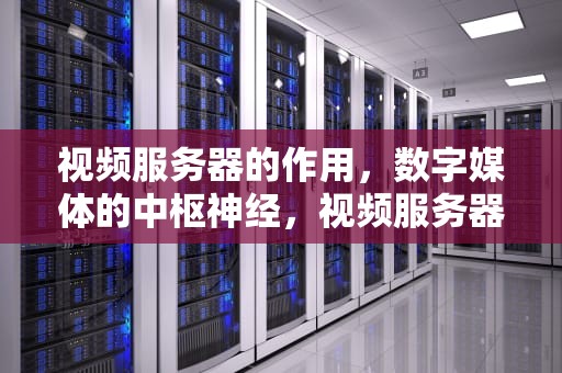 视频服务器的作用，数字媒体的中枢神经，视频服务器的作用是什么