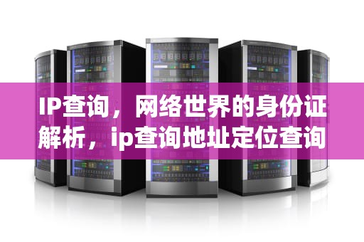 IP查询，网络世界的身份证解析，ip查询地址定位查询