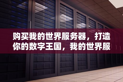 购买我的世界服务器，打造你的数字王国，我的世界服务器购买推荐