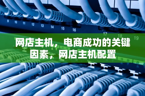 网店主机，电商成功的关键因素，网店主机配置