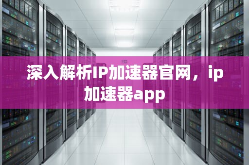 深入解析IP加速器官网，ip加速器app