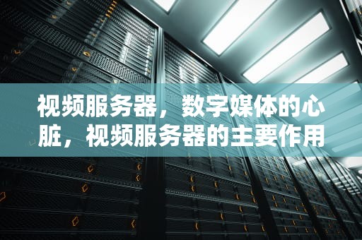 视频服务器，数字媒体的心脏，视频服务器的主要作用