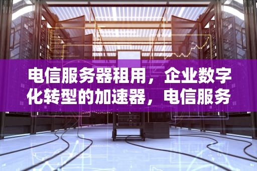 电信服务器租用，企业数字化转型的加速器，电信服务器租用托管