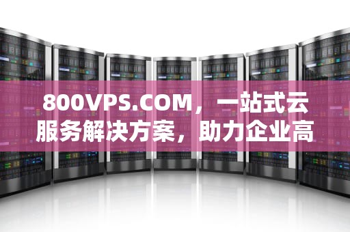 800VPS.COM，一站式云服务解决方案，助力企业高效数字化转型