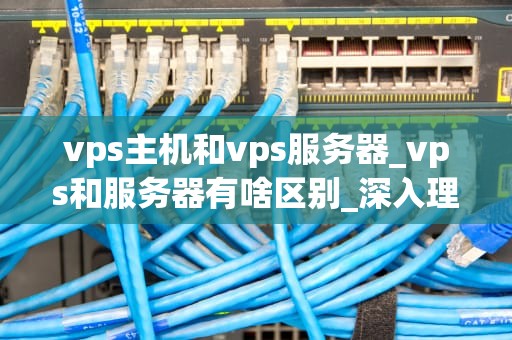 vps主机和vps服务器_vps和服务器有啥区别_深入理解VPS主机与VPS服务器