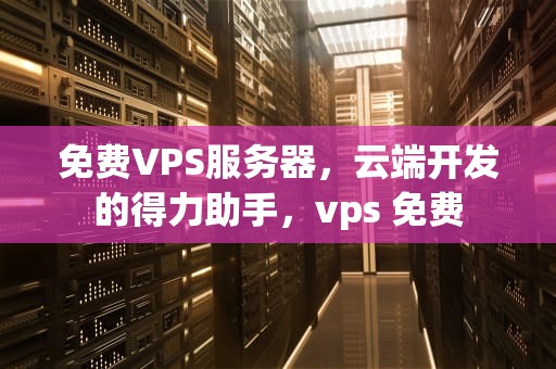 免费VPS服务器，云端开发的得力助手，vps 免费