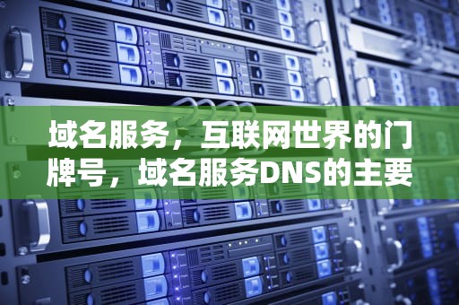 域名服务，互联网世界的门牌号，域名服务DNS的主要功能是